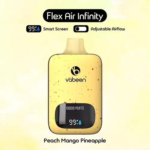 Вейп вабийн Flex Air Infinity Peach Mango Pineapple 10000 puffs/дръпки цена