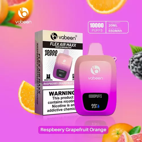 Vape Vabeen Flex Air Maxx Raspberry Grapefruit Orange puffs/дръпки цена
