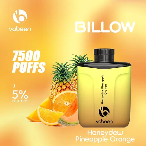 Вейп Вабийн Billow Melon Pineapple Orange 7500 puffs/дръпки цена цена