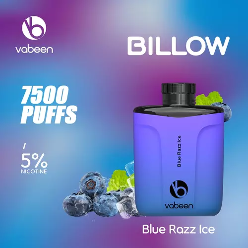Вейп Вабийн Billow Blue Razz 7500 puffs/дръпки цена