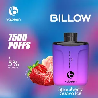 Вейп Vabeen Billow Strawberry Guava Ice cream 7500 puffs/дръпки цена